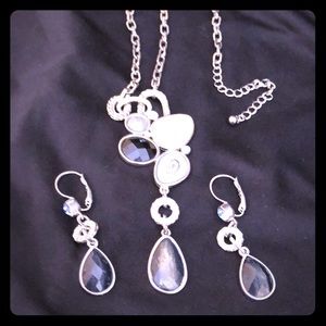 Necklace and earrings